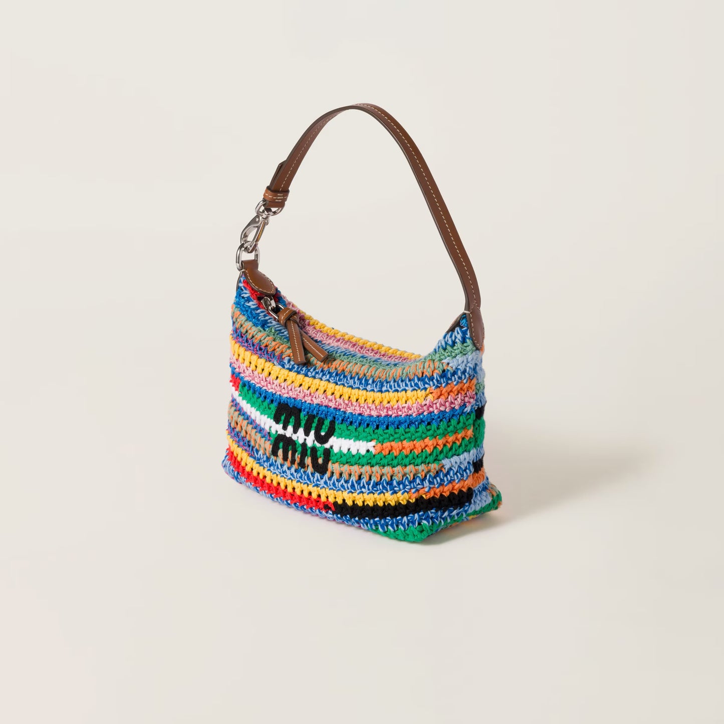MM Multicolored Crochet Pouch