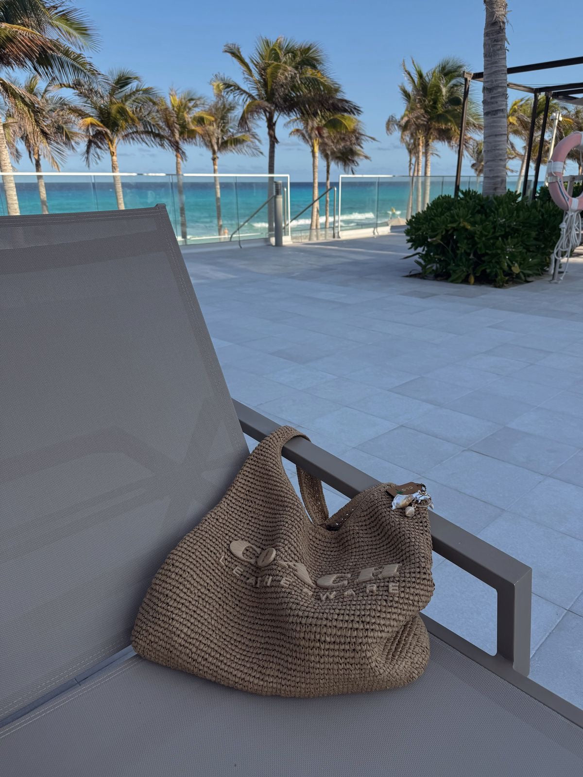 Coach Brooklyn Straw Bag